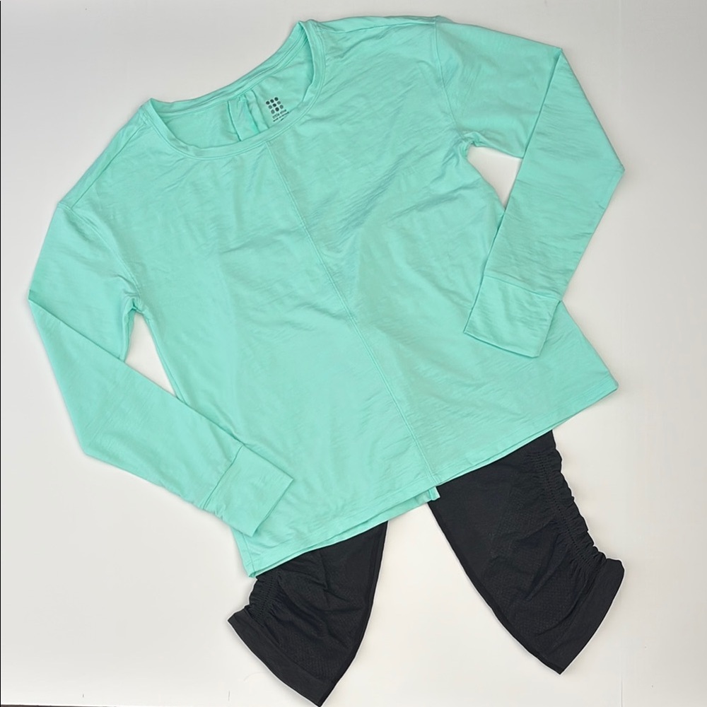 Title Nine Phoenix Pleat Back Long Sleeve Top